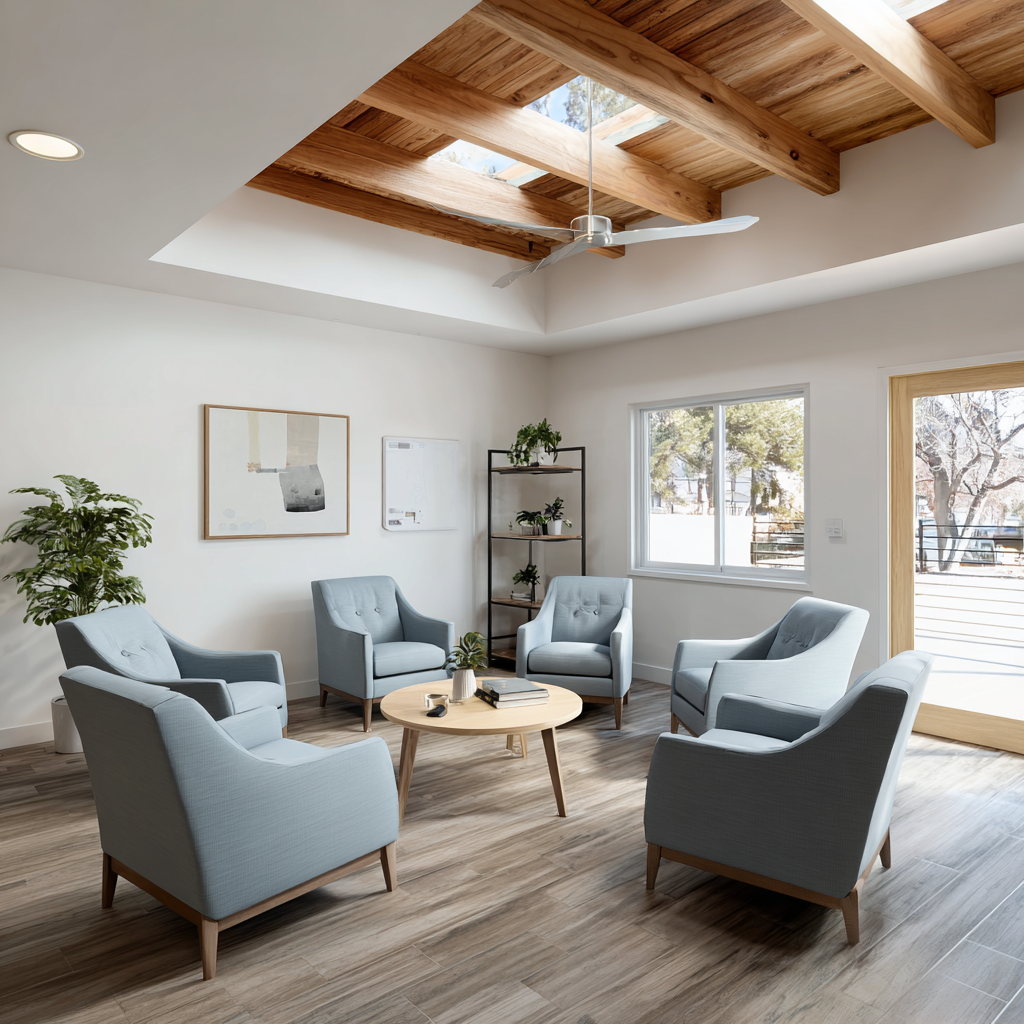 Relaxation area at Nova Way Wellness in Salinas, California